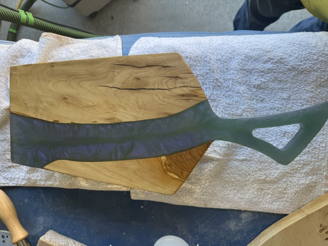 Handcrafted exotic wood piece by Rick's Wood Crafts