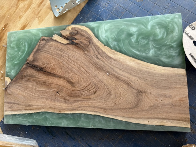 Handcrafted exotic wood piece by Rick's Wood Crafts