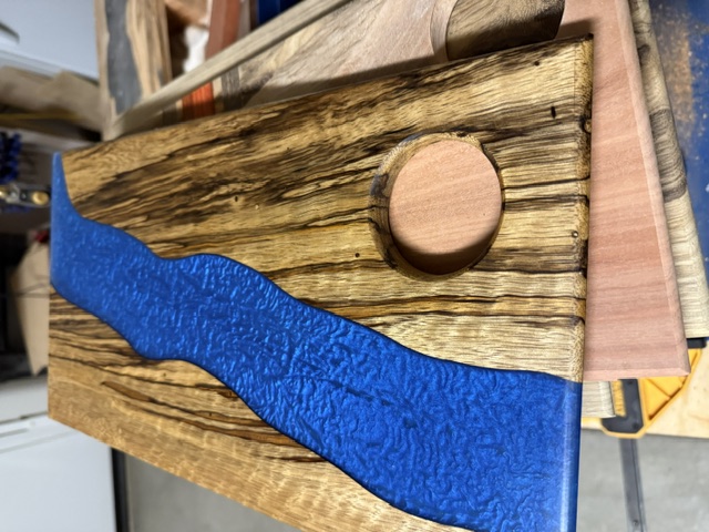 Handcrafted exotic wood piece by Rick's Wood Crafts