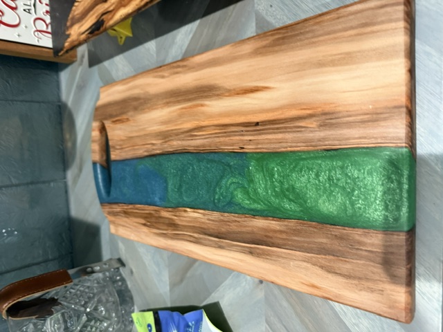 Handcrafted exotic wood piece by Rick's Wood Crafts