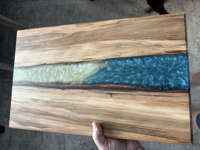 Handcrafted exotic wood piece by Rick's Wood Crafts